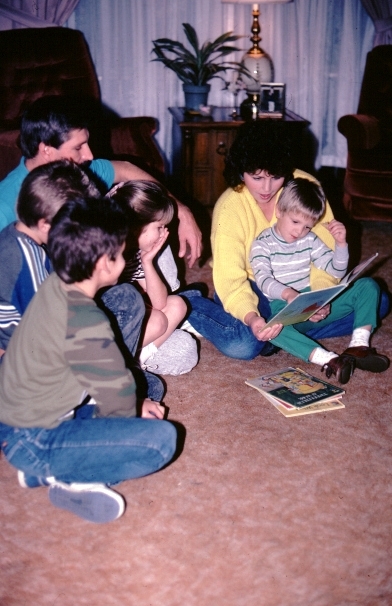 family reading