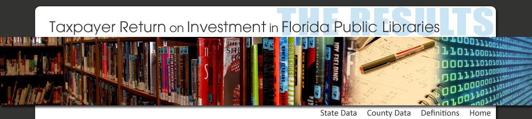 Taxpayer Return on Investment in Florida Public Libraries Survey Results site navigation