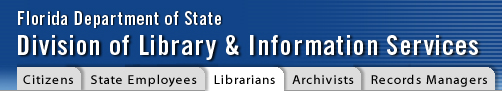 State Library and Archives of Florida Site Navigation